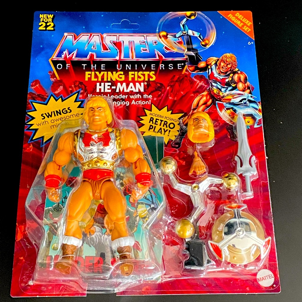 MOTU Origins Flying Fist He-Man Deluxe Action Figure